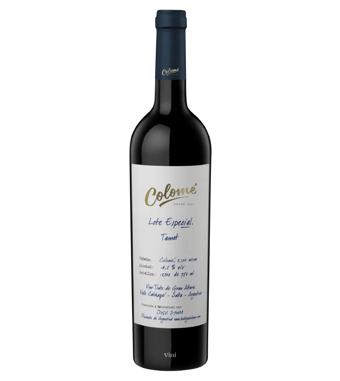 Vino Tinto Colomé Lote Especial Tannat